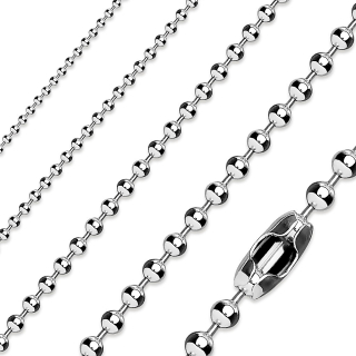 Řetízek z chirurgické oceli kuličkový tl. 3 mm